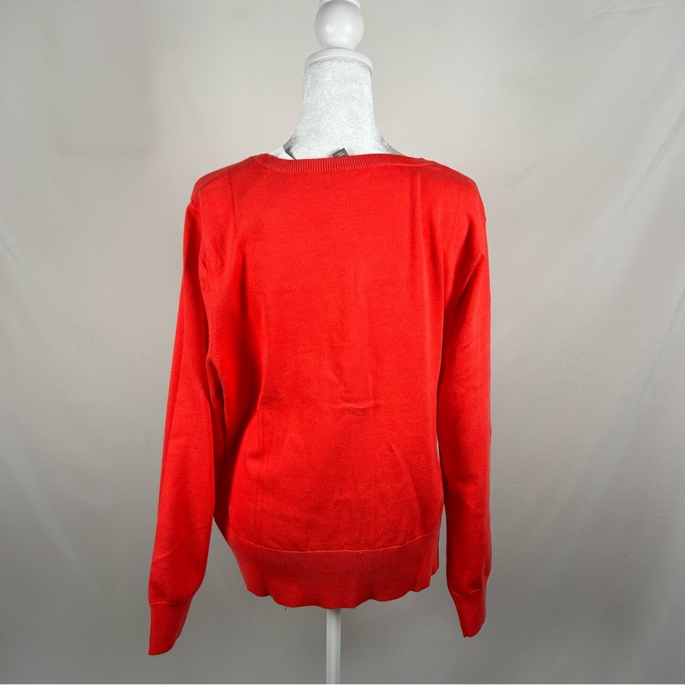 NEW! J Jill Bright Pink Cardigan Sweater Size XL - Picture 2 of 7